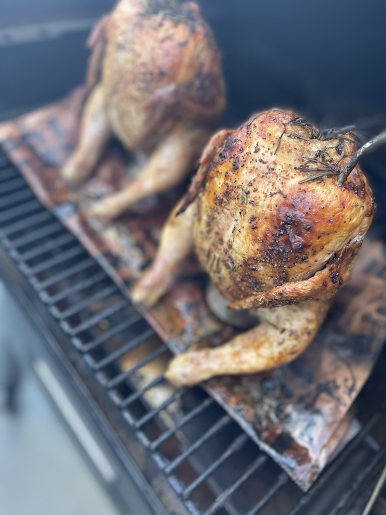 Hel kylling på ”dåse” grillen